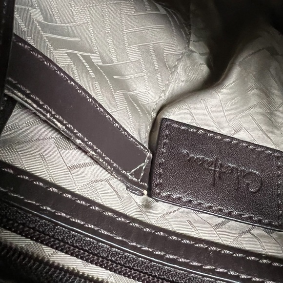 Cole Haan Genevieve Weave Triangle Bag Cole Haan Woven Leather Purse - Picture 11 of 13